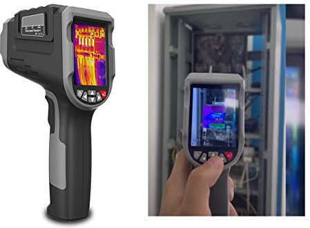 KALEA-INFORMATIQUE Wärmebildkamera Pistolentyp - Maximum Minimum Durchschnittliche Erhebung, Speicherung auf 8GB Speicher, wiederaufladbar.