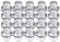 20 Tuercas de Llanta, Tuercas de Llanta de Acero Inoxidable para Automóvil, Pernos de Tuerca de Llanta para Land Rover Discovery 3 4 5 Range Rover Sport RRD500290 RRD500510