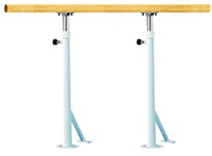 Ballettstange für zu Hause, 3,2/5 Fuß Holz-Tanz-Dehnstange, verstellbare Ballettstange für Dehnübungen, Ballettstange (Größe: 150 cm, Farbe: A) (A 100 cm) (A 150 cm) (A 100 cm)