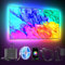 BDFFLY LED Hintergrundbeleuchtung, TV Sync mit HDMI Box, TV LED Backlight, Synchronisierungsbild, 4K@30Hz, 5m RGBIC LED Lichtleiste für 55-65 Zoll Fernseher, APP Steuerung