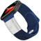 Uloveido Y4313 Medizinische Warnmarke für Männer und Frauen, Edelstahl, Typ 2, für Sport, Smartwatch, Armband Y4313, Weiß