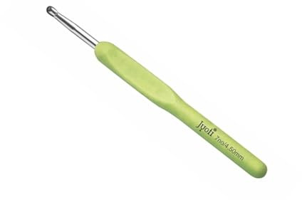 4.5mm Crochet Hooks Crochet Knitting, Ergonomic Soft Handles Crochet Hooks for Arthritic Hands, Light Comfortable Crochet Tool,Crochet Tool for Knitting Suitable for Beginners 2mm to 6mm (1 X 4.5mm)