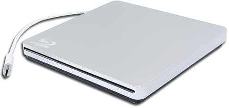 Superdrive USB esterno USB-C per Mac lettore Blu-ray CD DVD BD Masterizzatore, per Apple MacBook Air M1 M2 M3 15 13 2020 2018 2017 2022 2019 2024 Laptop, 6X BD-RE DL 8X DVD+-RW Writer Optical Drive,
