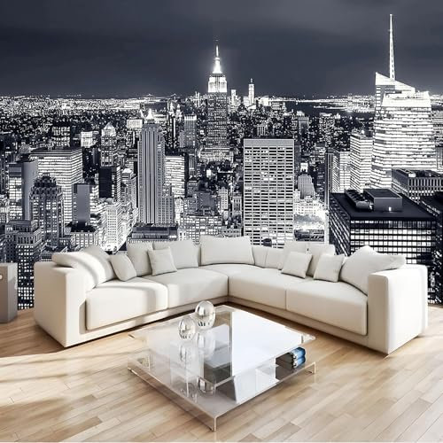 Wall Mural Photo Wallpaper New York City Skyscraper Empire State Building 200x140 cm Wall Art 3D Wallpaper Mural Photo Kids Bedroom Living Room Home Poster Wall Decoration