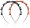 2 Bangs Hairpin Double Bangs coiffure épingle à cheveux Braid Hairband serre-tête de bande de cerceau de cheveux pour femmes avec pince de torsion(Avec 6 élastiques à cheveux)