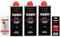 3x Ziippo Lighter Fluid Fuel Petrol Tins (125ml) + 1 Wick + 6 Flints