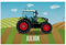 Striefchen® Platzdeckchen mit Namen aus Filz 40 x 30 cm (Traktor)