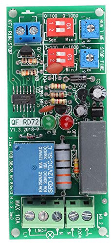 Time Delay Relay 120Vac, 12V Timer Relay 1Pc Ac100V250V Adjustable Infinite Cycle Timer Delay On/Off Switch Relay Module Time Delay Relay 120V