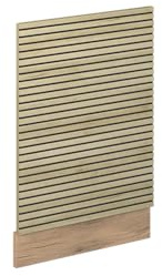 Vicco Frontblende Fame-Line, Eiche Paneel, 45 cm | MDF-Front · Ohne Arbeitsplatte · ✓ Passend zur Küchenfront · Metallgriffe · Einfache Integration