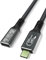 CAKOBLE USB C Extension Cable 2M,[20Gbps 240W] usb c 3.2 extension cable 20gbps USB Type C 240W Fast Charge Data Transfer 4K@60Hz Video Display Lead Compatible for iPhone 16/15 MacBook,Galaxy S24