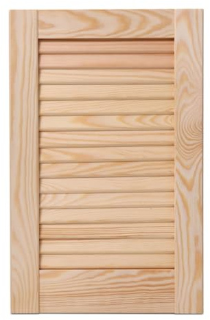 Tailored Fit & Timeless Design: Natural Pine Wood Vented Closed Internal Doors for Every Project Imaginable! (1980x594mm)