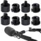 8PCS Mic Stand Adapter Aluminum Alloy Microphone Stand Screw Thread Adapter for Camera Thread Adapters for 5/8 Female to 3/8 Male 3/8 Female to 5/8 Male 5/8 Female to 1/4 Male
