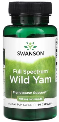 Swanson - Full Spectrum Wild Yam | Herbal Support for Women's Hormonal Health | 400mg Capsules - 60 Count