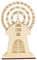 STOBOK Home Office Decor Kalender Holz Riesenrad Planer Kalender für Woche Monat Datum