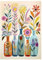 KiKiHong DIY Diamond Painting blumen,Diamond Painting Erwachsene mit Diamont Painting Zubehör,Malen Nach Zahlen Blumen,Heimdekoration(30x40cm)