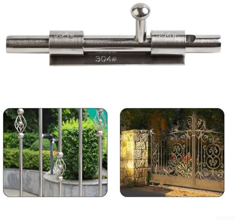Los pernos de puerta de acero inoxidable de 8 pulgadas de diseño inteligente proporcionan soluciones de seguridad óptimas