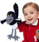 Steve und Maggie handpuppe – Maggie Magpie Hand Puppet for Kids 1+, Soft Bird Puppet for Pretend Play, Nursery Rhymes & Learning, Interactive Toddler Toy for Bedtime Story & Social Skills (Klein)