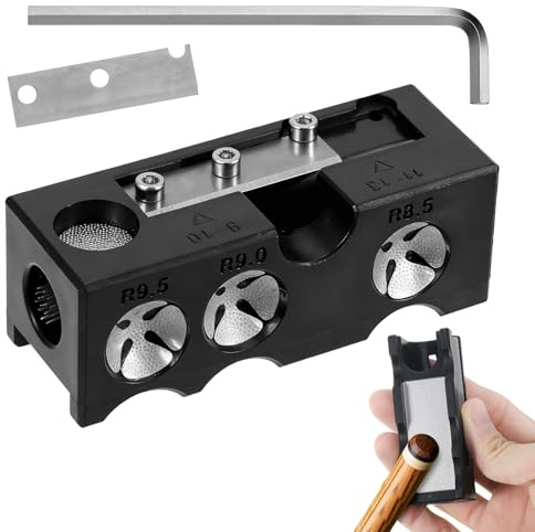 ertlutw Cue Tip Shaper,Pool Cue Shaper,for Replacement and Shaping Cue Tips | 11-in-1 Professional Pool & Snooker Cue Tip Shaper, Pool Cue Tips Repair Tool