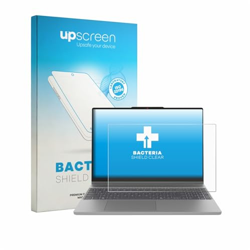 upscreen Antibakterielle Schutzfolie für Lenovo IdeaPad 5a 2-in-1 Gen 11 15 Klare Displayschutz-Folie