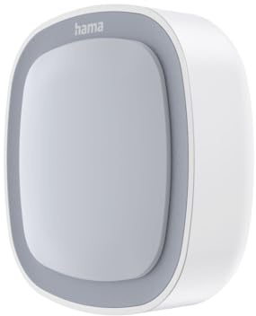 Hama Smarter Bewegungsmelder Zigbee, App Steuerung, Push-Benachrichtigung, kompatibel mit Alexa, Google & Siri, PIR Sensor für Smart Home Sicherheit & Lichtsteuerung, Weiß