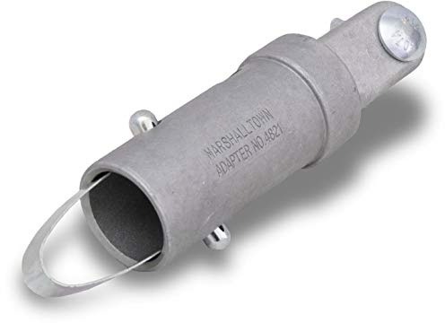 Marshalltown Pfosten/Druckknopf Stiel Adapter für 35mm und 44mm, Adapter für Bodenglätter von Marshalltownrshalltown