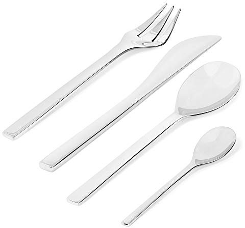 Alessi FM06S24 Colombina Collection Servizio di Posate, Acciaio Inossidabile 18/11, Set di 24 Pezzi