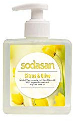 Sodasan Flaschen Seife, Citrus-Olive, 300ml