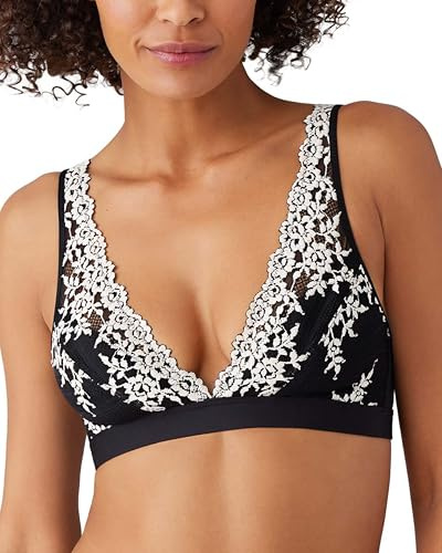Wacoal Embrace Lace Soft Cup Wireless Bra Black 40