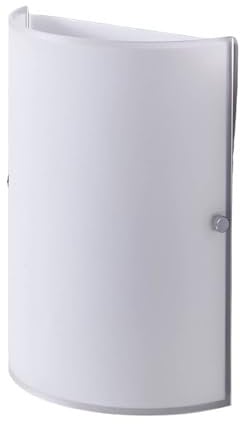 Applique 'Giulia' dimmerabile (Moderno) colore Bianco, in Vetro ad es. Soggiorno & Sala da pranzo (1 luce, E14) di Lindby | applique
