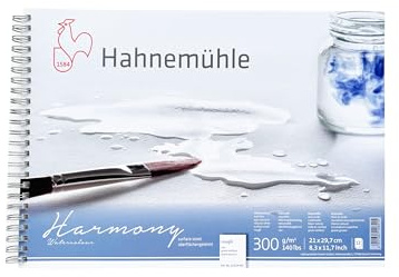 Hahnemuhle Harmony Watercolour Spiral Pad Rough Surface A4, 10626842