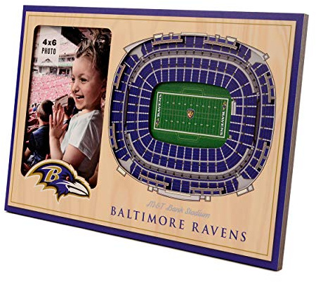 YouTheFan NFL Baltimore Ravens 3D StadiumViews Bilderrahmen