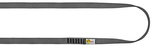 ALIENS Bandschlinge Open Sling (Bruchlast 22 kN/2200kg, 16 mm Breite) Verschiedene Längen in unterschiedlichen Farben, Farbe:240 cm grau