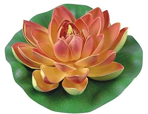 GREENMILL Gartendeko Teichpflanzen Wasserlilie schwimmende Blumen Lotus Gartenteich Wasserlilie Gelb