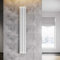 ELEGANT Heizkörper Modern Vertikal Weiß 1800x236mm Design Paneelheizkörper Röhren Doppellagig Flachheizkörper Mittelanschluss Heizung