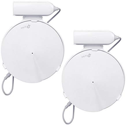 Huafly BECEMURU Lot de 2 supports muraux pour Wi-Fi avec système de gestion des câbles pour TP-Link Deco M9 Plus WiFi