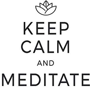 Keep Calm & Meditate: Notizbuch für Meditation Om Zen Achtsamkeit Mantra Notizen Planer Tagebuch (Liniert, 15 x 23 cm, 120 Linierte Seiten, 6 x 9) Yoga Sprüche Für Yoga Lehrer & Trainer