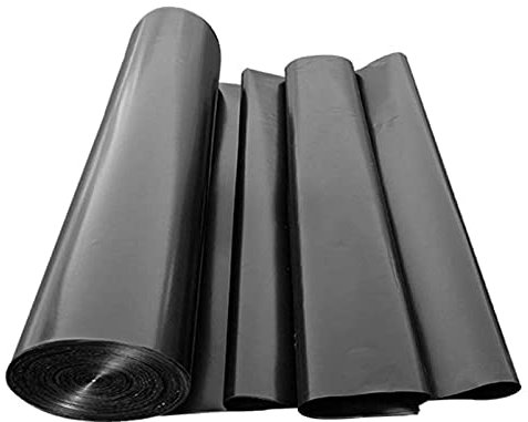 HDPE Teichfolie 6 x 8 m 5 x 6 m, Robust Flexibel Teichunterlage, Faltbar Langlebig Undurchlässig Folie UV- und Witterungsbeständig für Wasserbecken Teichbau, Garten- und(Size:6x7M(20x23ft),Color:20S)