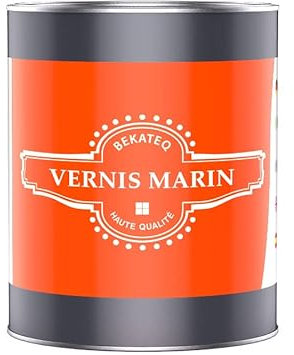 BEKATEQ LS-100 Vernis Bateau 1L Bleu Gentiane RAL5010 I Vernis Marin pour Bois intérieur & extérieur, parquet, escalier, Bateau, Yacht I Résistant aux intempéries, à l'eau Douce & à l'eau de mer