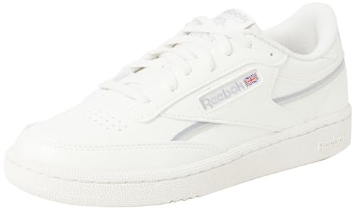 Reebok Damen Club C 85 Vegan Sneaker,Chalk Pure Grey 3 Steel Fog F23,39 EU