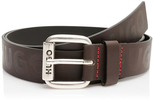 HUGO Herren Ger-ai sz35 BELT, Dark Brown202, 85 EU