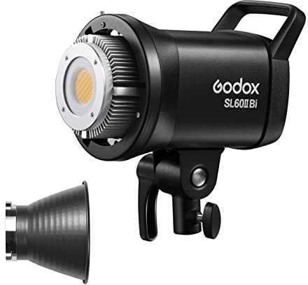 Godox SL60IIBi Studio-LED-Videoleuchte 75 W 2800 K-6500 K Fotografie-Fülllicht 11 FX-Lichteffekte Bowens Mount APP / 2,4 G Wireless/On-Board-Steuerung für Heimstudio, Produktfotografie Vlog