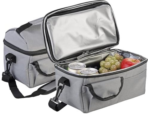 PEARL Tiefkühltasche: 2er-Set Falt-Mini-Kühltaschen, isoliert, wasserdicht, auslaufsicher (Minikühltasche, Kleine Kuehltasche, Flaschenkühler)