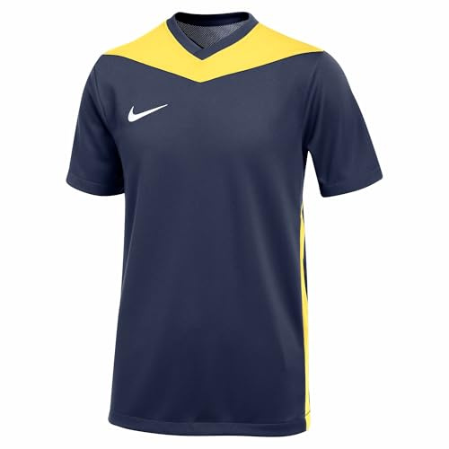 Nike FD7438-410 Dri-FIT Park Derby IV T-Shirt Unisex Midnight Navy/Tour Yellow/White Größe XL
