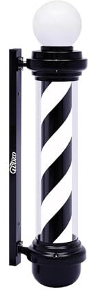 WDZD 80 cm Schwarz Weiß Barber Pole