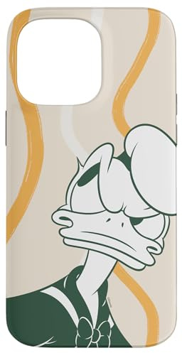 Disney Donald Duck Retro Vintage Glare & Lines Pattern Case for iPhone 14 Pro Max