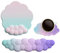 Cloud Handballenauflage für Tastatur und Maus, Tastatur-Maus-Handgelenkauflage Memory Foam Cloud Handgelenkauflage zur Schmerzlinderung Handgelenkauflage Kissen (fba-0036-3)