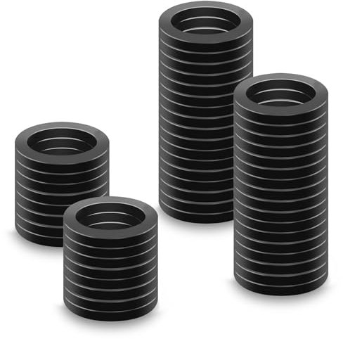 50 Stück 1 Zoll Dichtungen, Gummi Wasserhahn Unterlegscheiben, Dicke 3mm Dichtungsringe, Dichtringe, Flachdichtung Für Dichtung Duschkopf Waschbecken Ablauf Poolpumpe Pool