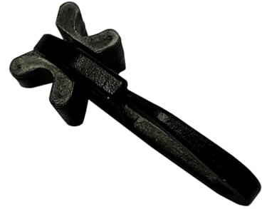 GARDINIA X-Gelenkgleiter mit Gardinenhaken (Faltenlegehaken), Für Vorhangschiene oder Gardinenstange mit Innenlauf, Für Laufkanalbreite 5,3 - 6,3 mm, Kunststoff, Schwarz, 25 Stück