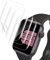 Bodyguard 4 Stück Schutzfolie für Panzerglas für Apple Watch Series 7/8/9(41mm), Weiches TPU für iWatch Series7/8/9(41mm), Kratzfest, Blasenfreie, HD iWatch (41mm) Displayschutzfolie