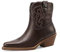 QUEEN HELENA Stivaletti Camperos Stivali Bassi a Punta Texani Donna X31-107 (Marrone, Sistema Taglie Calzature EU, Adulto, Donna, Numero, Media, 35)